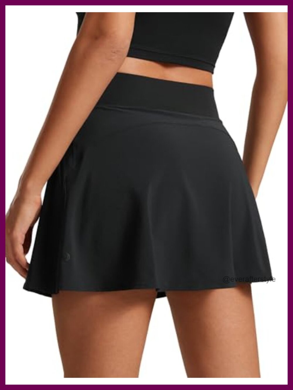 High Waisted Flowy Tennis Skirt A-Line Quick Dry Athletic